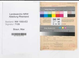 Entnazifizierung Max Braun, geb. 19.01.1896 (Lehrer)