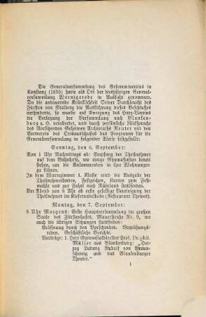 Protokolle der Hauptversammlung des Gesamtvereins der Deutschen Geschichts- und Altertumsvereine. 1896