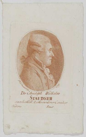 Bildnis des Christoph Wilhelm Staudner