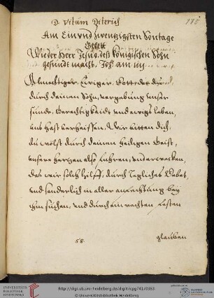 Gebete am 21. Sonntag nach Trinitatis