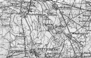 Wittichenau-Maukendorf. Karte, 1:100.000