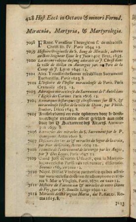 428-432, Miracula, Martyria, & Martyrologia