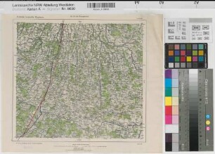 Bausk Fliegerkarte 1919 1 : 200 000 28 x 34 Druck: Kartographische Abteilung der Preußischen Landesaufnahme Benkhausen