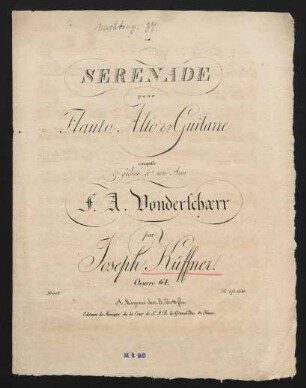 Sérénade pour flauto, alto & guitarre, op. 64