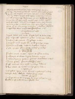 Poggio Bracciolini: Epistolae (Anfang)
