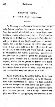 Achtzehntes Kapitel - Oeffentliche Gottesverehrung.