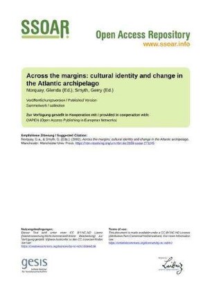 Across the margins: cultural identity and change in the Atlantic archipelago