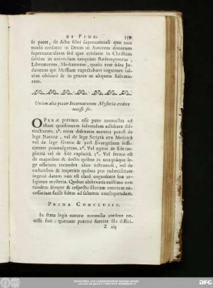 Utrùm alia praeter Incarnationem Mysteria credere necesse sit.