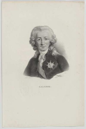 Bildnis des Charles Alexandre de Calonne