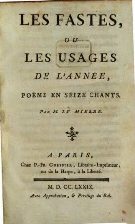 Les fastes