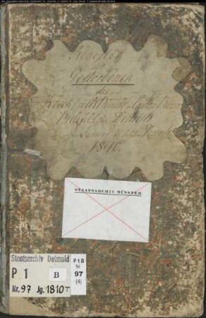 Zivilstandsregister der evangelischen Gemeinde Bünde, Kreis Herford (T 1810) (Gemeinde: Evangelische Gemeinde Bünde)