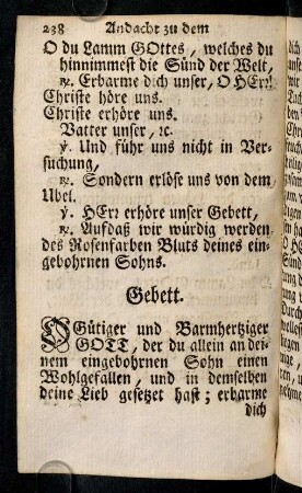 238-244, Gebett; ...
