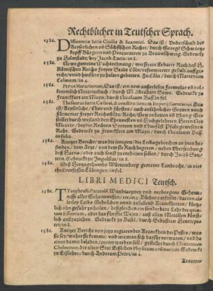 Libri Medici Teutsch.