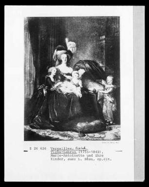 Bildnis Marie-Antoinettes mit ihren Kindern