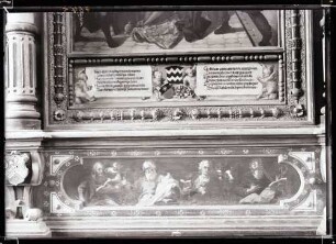 Klosterkirche; Altar von 1616, Altarbild 1. Hälfte des 16. Jahrhunderts