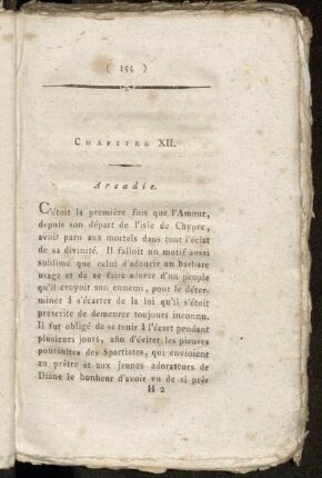 Chapitre XII[I]. Arcadie.