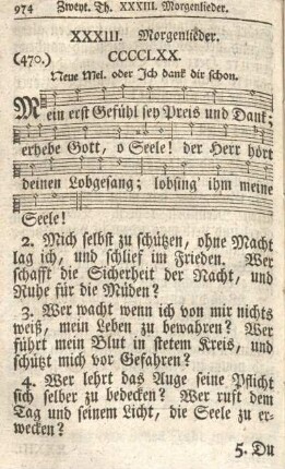 XXXIII. Morgenlieder.