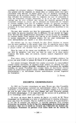 528-530, Excerpta Criminologica