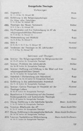 Evangelische Theologie