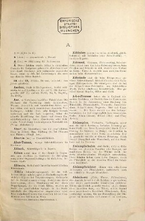 Handwörterbuch der Pharmacie : Praktisches Handbuch für Apotheker, Ärzte, Medicinalbeamte und Drogisten. Unter Mitwirkung von Verschiedenen herausgegeben von A. Brestowski, 1