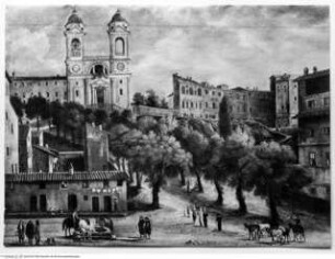 Piazza di Spagna mit Palazzo Zuccari