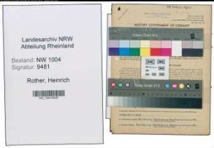 Entnazifizierung Heinrich Rother , geb. 22.04.1907 (Gelderheber)