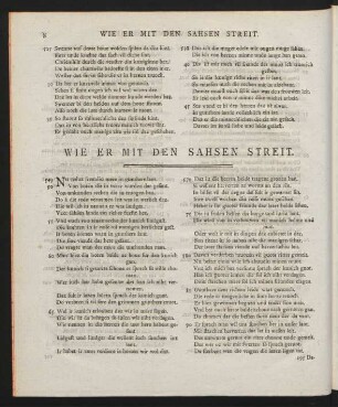 Wie Er Mit Den Sahsen Streit