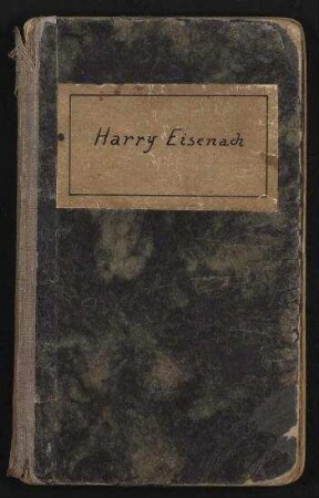 Seefahtsbuch Harry Eisenach - Deutsches Reich Seefahrtsbuch Nr. 5895E
