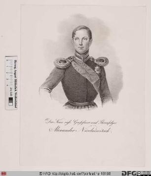 Bildnis Alexander II. Nikolajewitsch, Kaiser von Russland (reg. 1855-81)