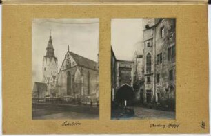 Dom, Paderborn / Schloss Marburg: Ansichten (aus: Skizzen- und Fotoalbum 7)