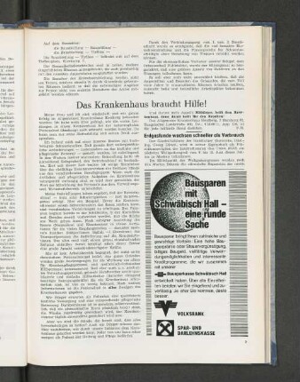 Das Krankenhaus braucht Hilfe!