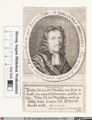 Bildnis Johann Preuss