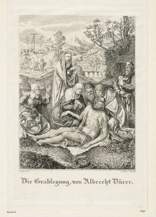 Die Grablegung, von Albrecht Dürer