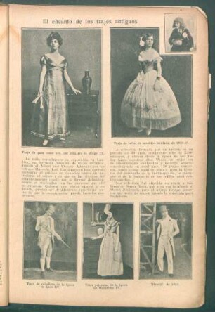 El encanto de los trajes antiguos