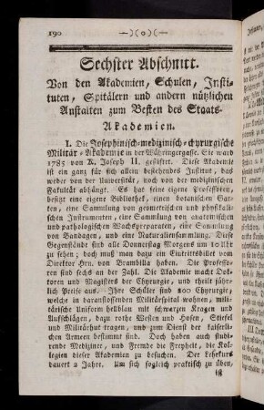 190-237, Sechster Abschnitt