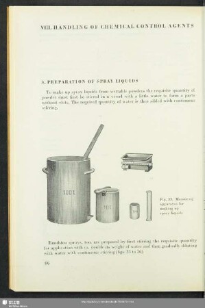 VIII. Handling Of Chemical Control Agents