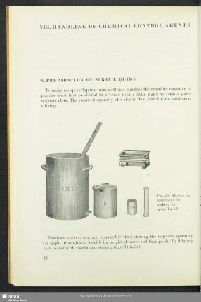 VIII. Handling Of Chemical Control Agents