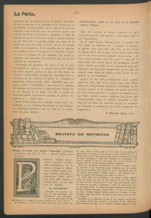 Revista de revistas