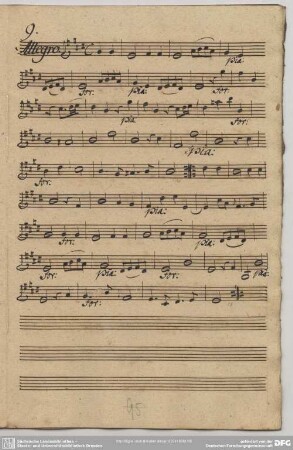 9. Allegro, E-Dur