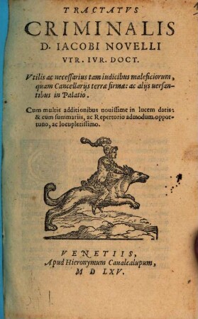 Tractatus criminalis
