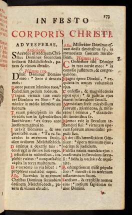 173-200, In festo Corporis Christi.-Dominica infra Oct. Corporis Christi.