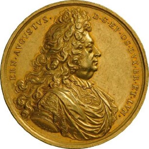 Medaille von Arvid Karlsteen auf Ernst August von Hannover, 1691