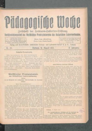 Westfälischer Provinzialverein des Katholischen Lehrerverbandes