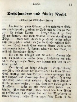 Sechshundert und fünfte Nacht