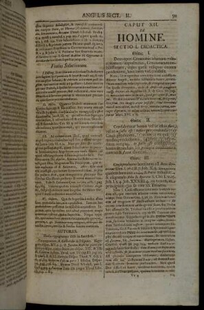 Caput XII. De Homine.