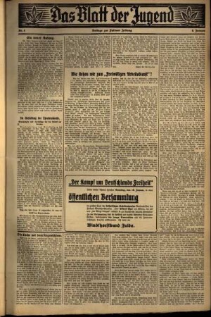 Zweite Ausgabe vom Mittwoch, den 06. Januar 1932.