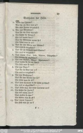 Gottheiten der Hölle.