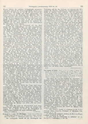 557-558 [Rezension] Gampert, Auguste, Le Décalogue