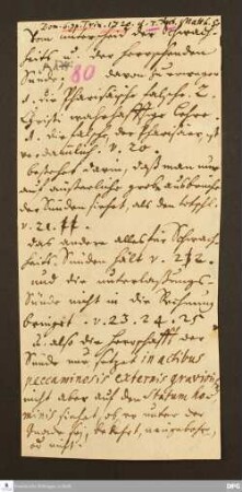 Disposition der Predigt von August Hermann Francke über Mt 5 am 07.07.1720.