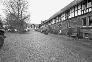 Sachgesamtheit Rittergut (Gutshof); Schauenburg, Gutshof 1, Gutshof 9, Gutshof 7, Gutshof 5, Gutshof 3, Gutshof 13, Gutshof 11, Burg